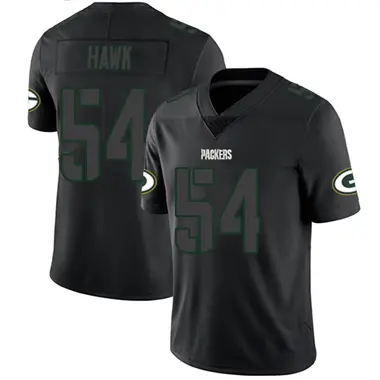 A.J. Hawk Men's Limited Black Impact Green Bay Packers Jersey