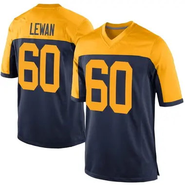 Jason Lewan Men's Game Navy Green Bay Packers Alternate Jersey