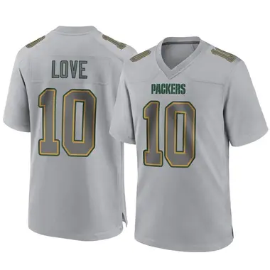 Jordan Love Packers Jersey Limited #10 Legend Gold Color Rush Men's